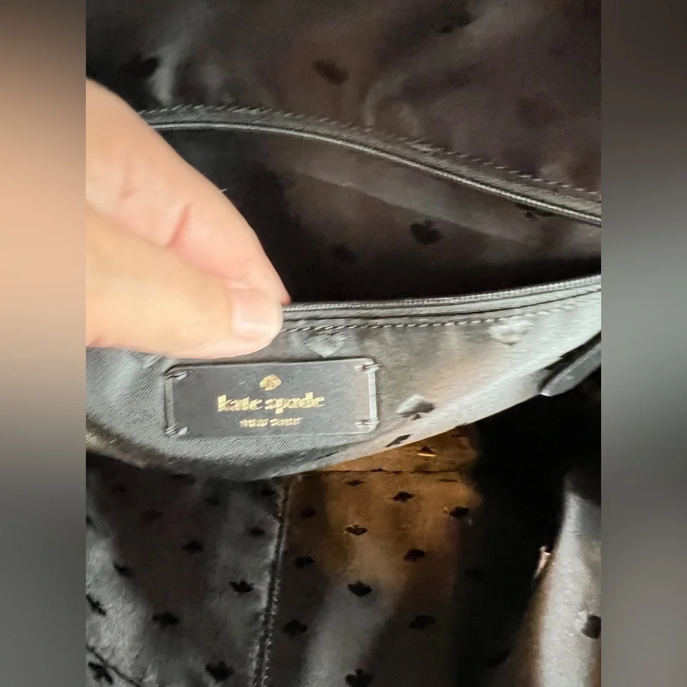Kate Spade Karissa Black Medium Nylon Backpack - Picture 14 of 14